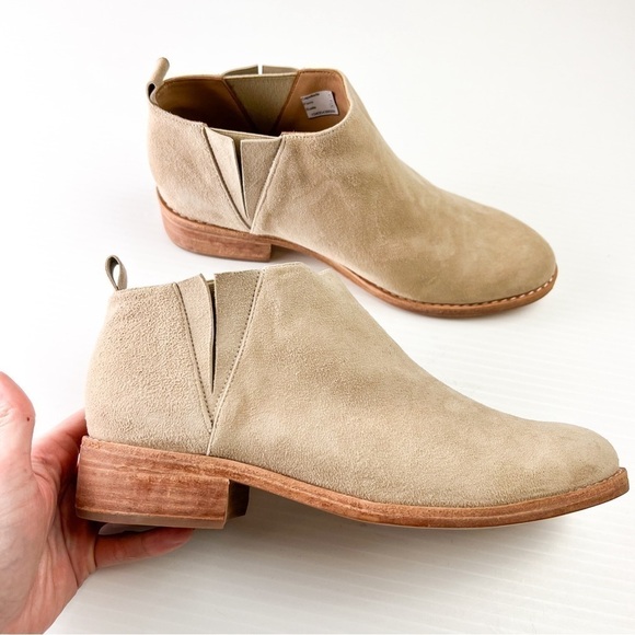 FORTRESS OF INCA Ankle Boots Womens 7 Daniela Smoke Suede Pull On Booties - Picture 7 of 12